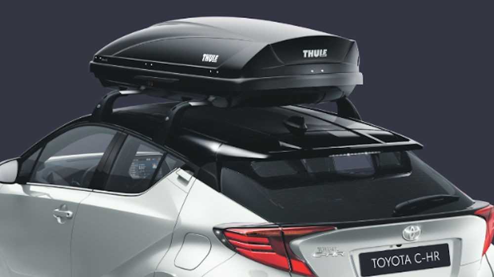 Toyota C-HR mit Dachbox